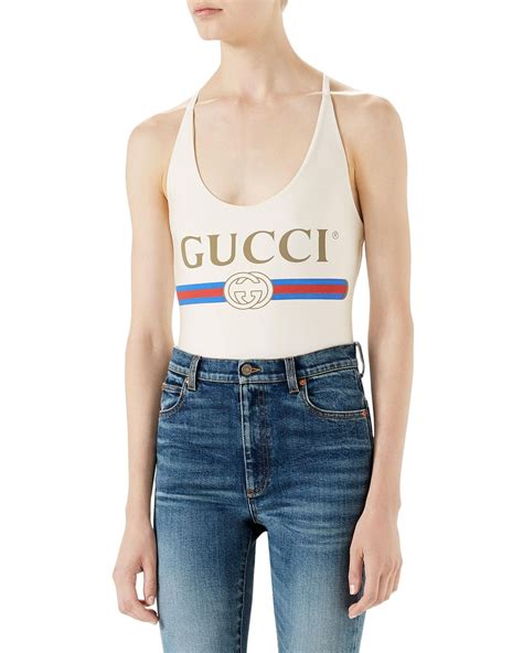 gucci logo panty|Gucci logo bodysuit.